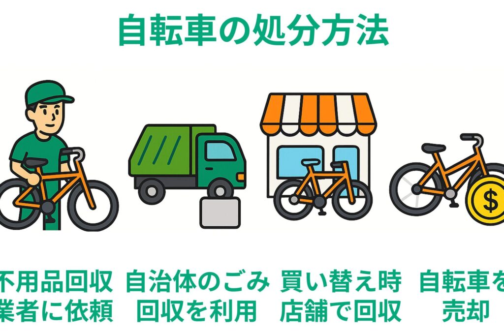 自転車を捨てる際の費用はいくらか？処分方法と注意点