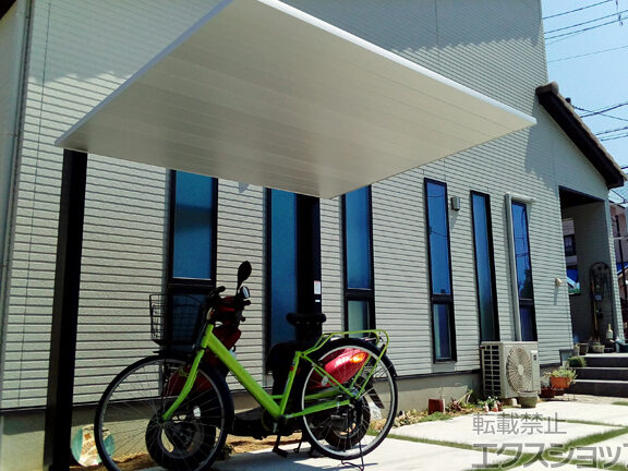 自転車置き場でのすだれの効果と取り付け方法